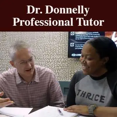 Dr. Donnelly GRE tutoring