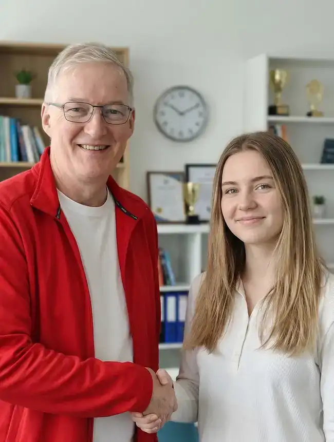 GRE student during online tutoring session